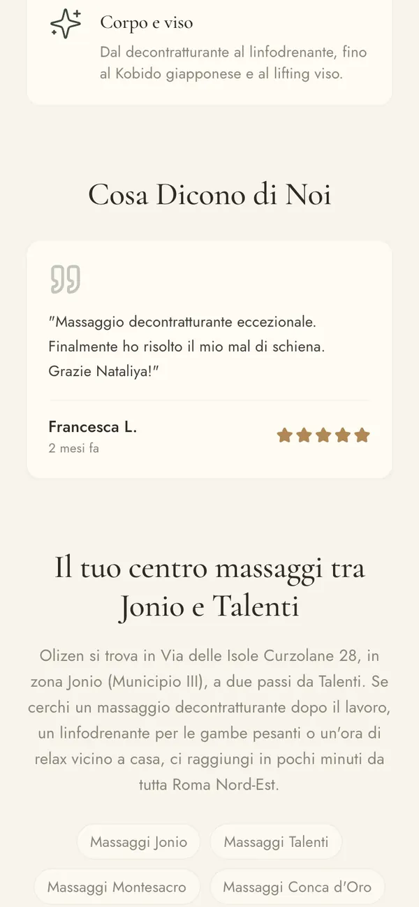 Olizen, schermata 4 (telefono)