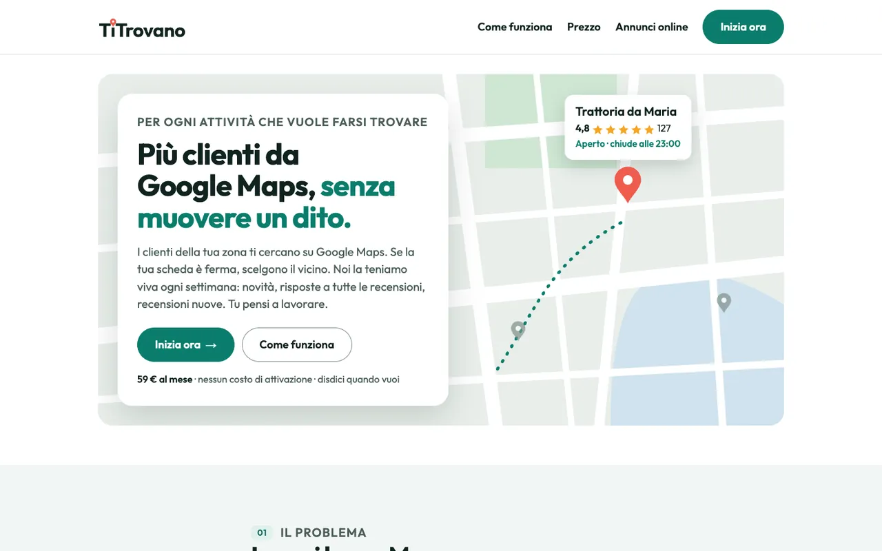 Home page di TiTrovano