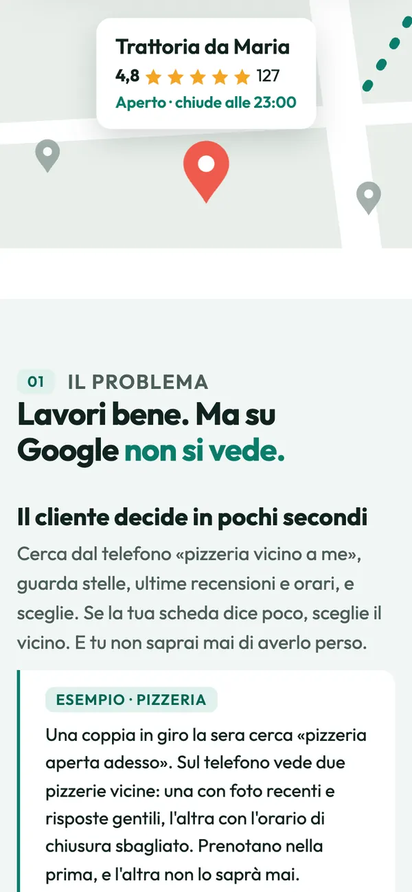TiTrovano, schermata 2 (telefono)
