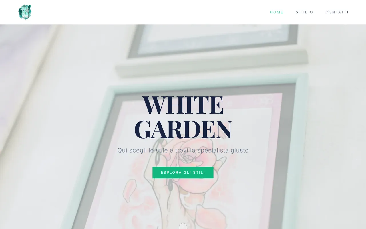 Home page di White Garden Tattoo
