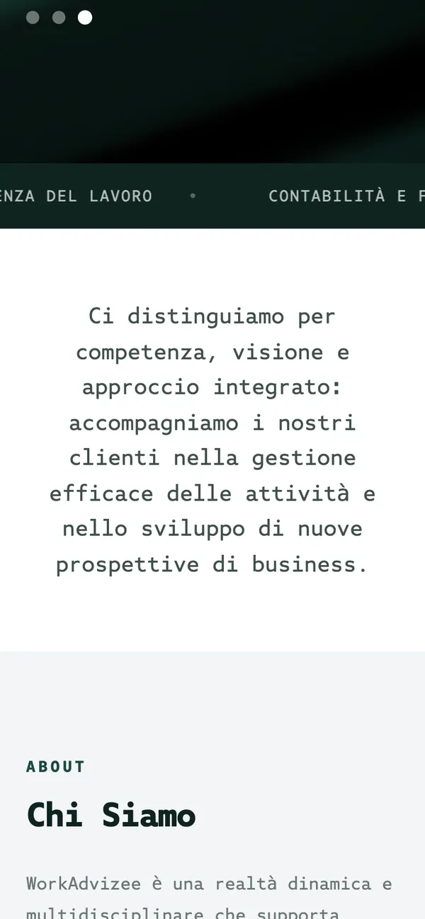 WorkAdvizee, schermata 2 (telefono)